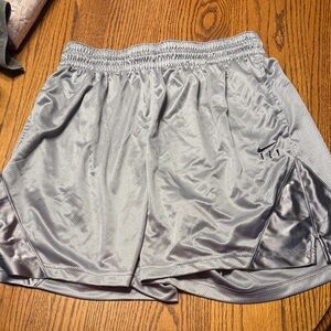 Nike Women's Silver Athletic Shorts